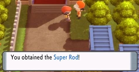 Defeat Gardenia first in the Eterna City Gym so you can use the TM Cut. . Super rod bdsp